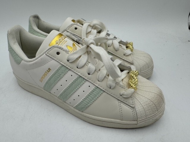 ADIDAS ORIGINALS WOMEN'S SUPERSTAR SHOES CLOUD WHITE LINEN ADIDAS ORIGINALS WOMEN'S SUPERSTAR SHOES CLOUD WHITE LINEN
