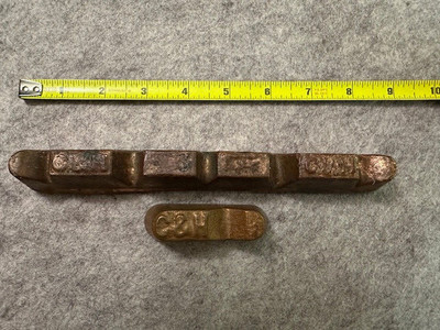 C&H Matching Copper Advertising Ingots for Upper Michigan-Rare