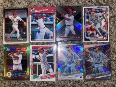 Masyn Winn (8) Card Rookie Lot. No Dups Cardinals 2024 Bowman ROY Favorites