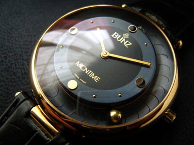 BUNZ ムーンタイムⅢ.18k球体 BUNZ Moontime 18k gold & 0.1Ct diamond watch men TO154711 | eBay