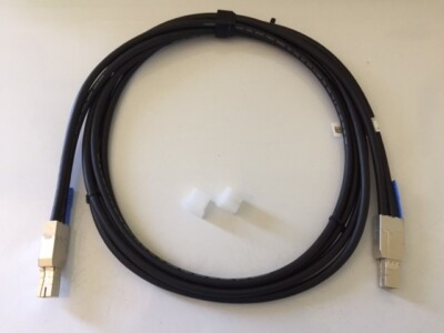 Lot of 4 NEW-DELL-SAS Cables 2 Meter HD SFF-8644 to HD SFF-8644 *Free Ship*