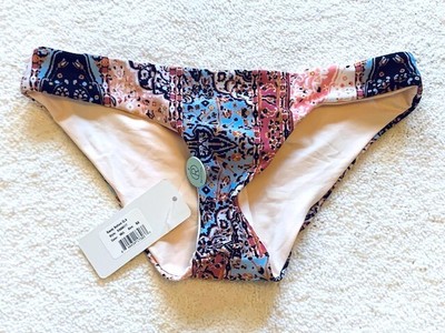 L Space Sandy Classic Reversable Bikini Bottoms Multicolor - Size X-Small  NWT