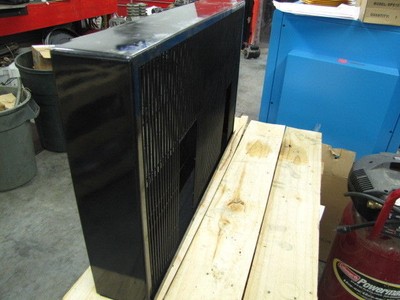 Air Compressor Machinery Belt Guard 32" Long 20" Tall 5" Wide Metal Wire Mesh