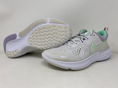 

Женские кроссовки Nike React Miler 2, платиновый оттенок/зеленый, 6,5 B, средний, США, Platinum tint/green