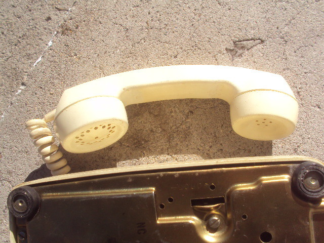Vintage Automatic Electric Desk Phone,CREAM YELLOW TESTED WORKS
