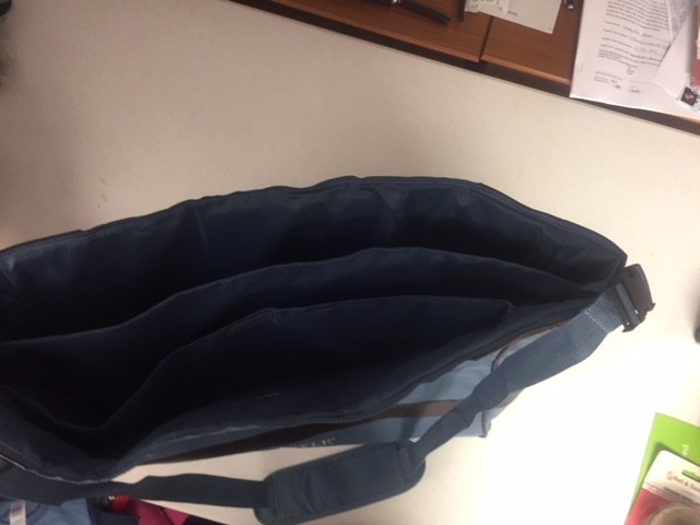 Hunter Douglas Blue Salesman Sample Bag