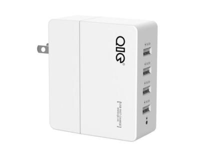 QIC WH4U-4A 4 Ports USB Wall Charger USB Travel for iPhone 6s / 6 / 6 Plus, iPad