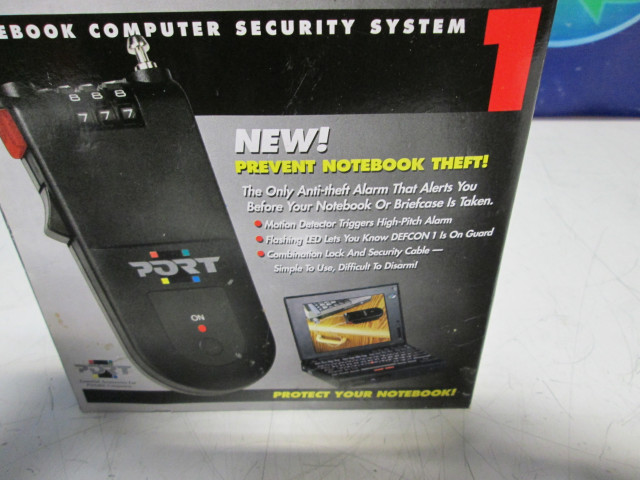 Port Defcon 1 SEL0400 Laptop Notebook Computer Security System New