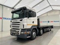 Scania R420 8x2 12 Tyre Rear Lift Sleeper Cab Flatbed