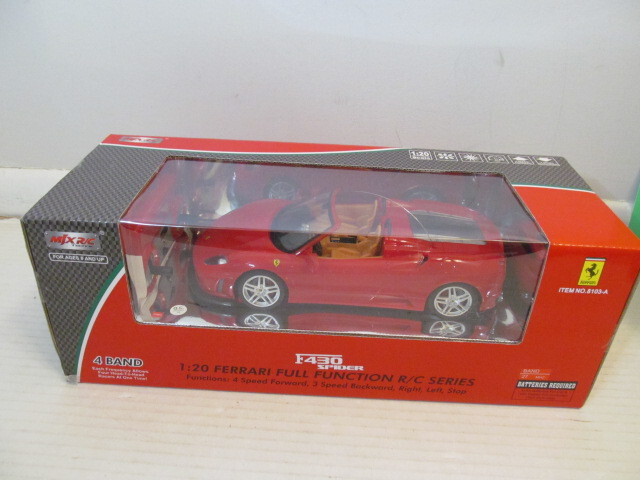 MJX Technic Ferrari F430 Spider Full Function R/C Car, 1/20
