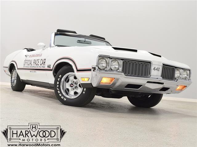 1970 Oldsmobile 442 Pace Car 65394 Miles Porcelain White Convertible 455 cubic i