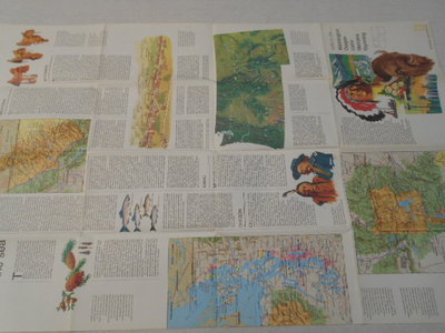 1973  MAP OF WASHINGTON OREGON IDAHO MONTANA WYOMING NATIONAL GEOGRAPHIC (69)