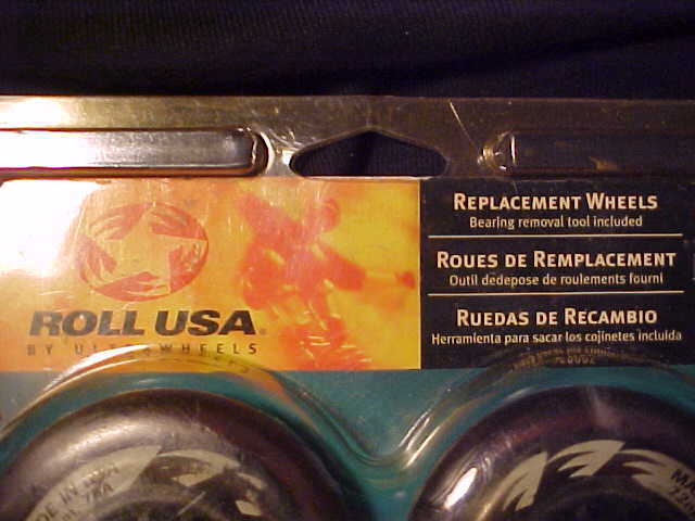 Roll USA In-Line Skates Replacement Wheels Wheelset 78A 72 mm NOS