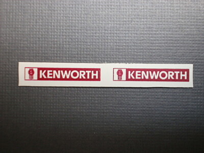 1/24 1/25 Model Big Rig - Kenworth Decals - Semi Tractor-Trailer Truck