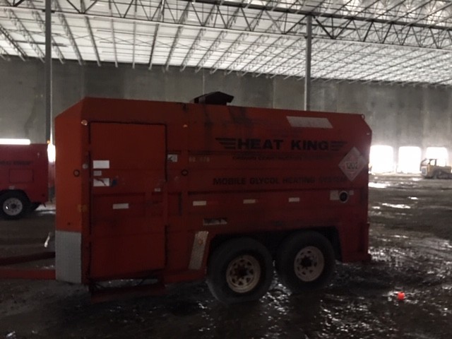 Crown King HK500 Ground Heater Thaw Ground, Cure Concrete, Heat Air