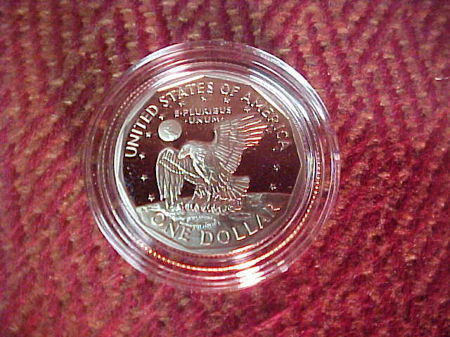 SUSAN B ANTHONY 1999 PROOF DOLLAR IN BOX
