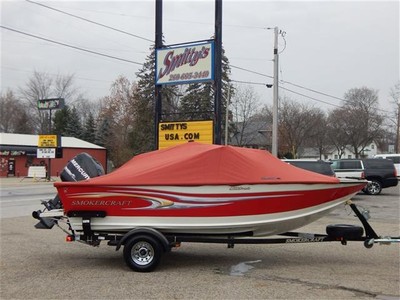 2012 Smokercraft 172 Ultima Mercury 115 Direct Injection Optimax Cover Trailer!!