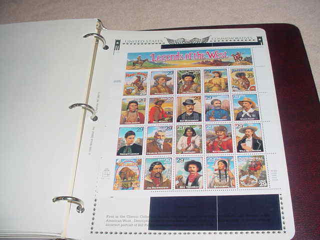 UNITED STATES OF AMERICA POSTAGE STAMP ALBUM , 829 M-MNH STAMPS 1977-1994