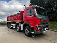 2019 19 Volvo FMX 420 Euro 6 8x4 Boweld steel tipper air tailgate weigher 