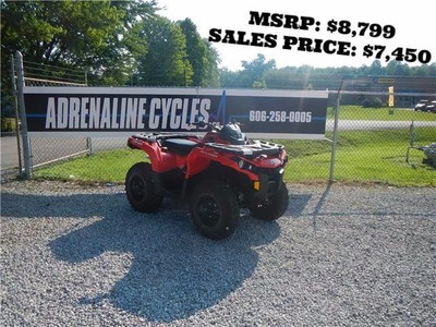 2017 Can-Am Outlander 650 0 Red 650 Automatic