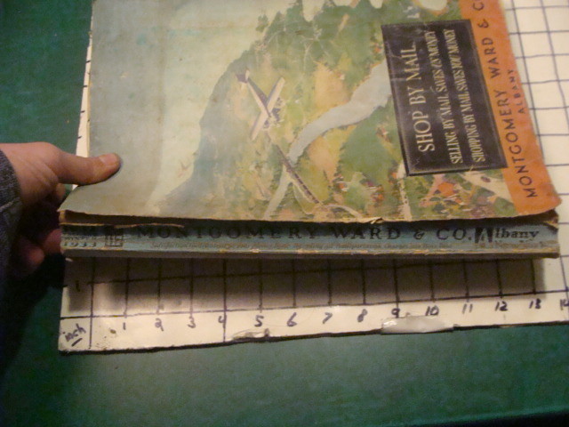original 1932-33 fall winter MONTGOMERY WARD & co CATALOG, large 606pgs ALBANY