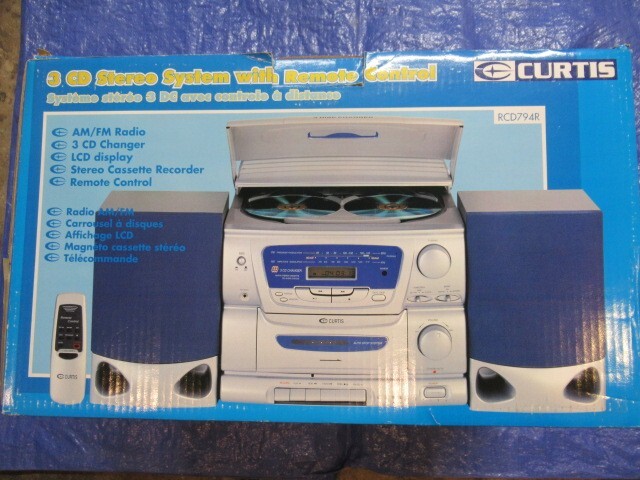 ラジオ・コンポ Victor CD-MD-CASSETTE RECEIVER Victor RC-646 Stereo Radio Cassette Recorder MMS 5inch