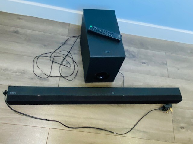 Sony HT-CT80 2.1 Channel 80W Soundbar & Wired Subwoofer