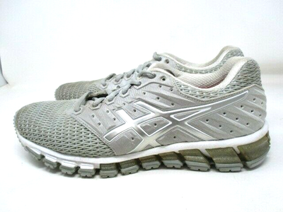 ASICS Gel Quantum 180 Running Shoes Women Size 9 Gray Mesh Lace Up Shoes