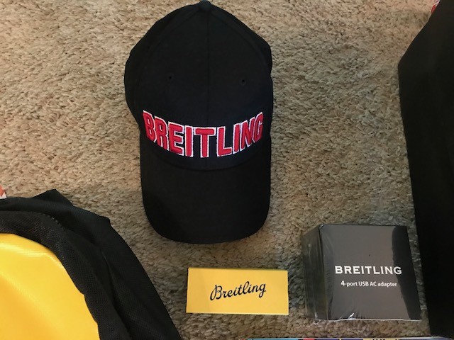 Breitling Backpack Hat Pens Hat Notepad Power Bank Lanyard Gloves Collectibles
