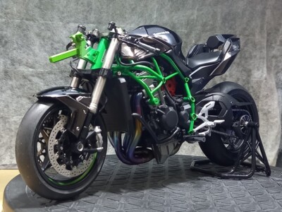 Kawasaki Ninja H2 1/6 スケール HD Miniature | Realistic Kawasaki Ninja H2 Motorized 1/6 XLG
