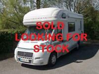 I WANT TO BUY YOUR MOTORHOME - Autotrail Cheyenne Fiat Ducato Campervan SOLD