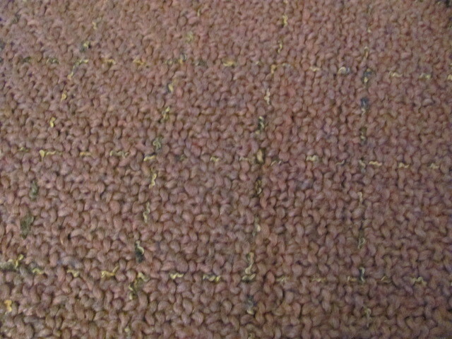 Pretty purple lavender woven wool ? blanket throw