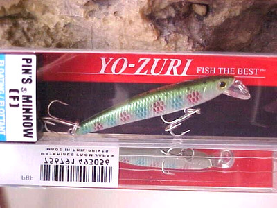 Yo-ZURI F1161-NRT 2'' Pin's MINNOW 1/6oz Trout/Crappie/Panfish in ''NATURAL RBT''