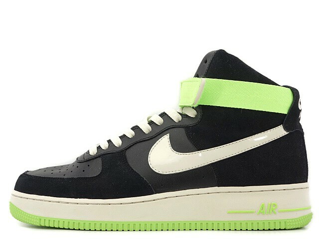 Women's Air Force One High Tops (334031-005) Electric Green US 7 VGUC