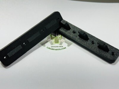 2 Pack Rifle  M-Lok Vertical Wall Mount -ABS -HEAVY DUTY - HOLDS 50 LBS-BLACK