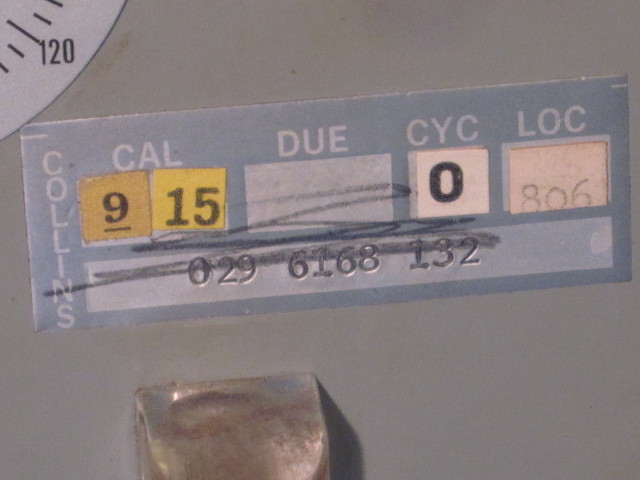 COLLINS RADIO TEST EQUIPMENT DC POWER SUPPLY