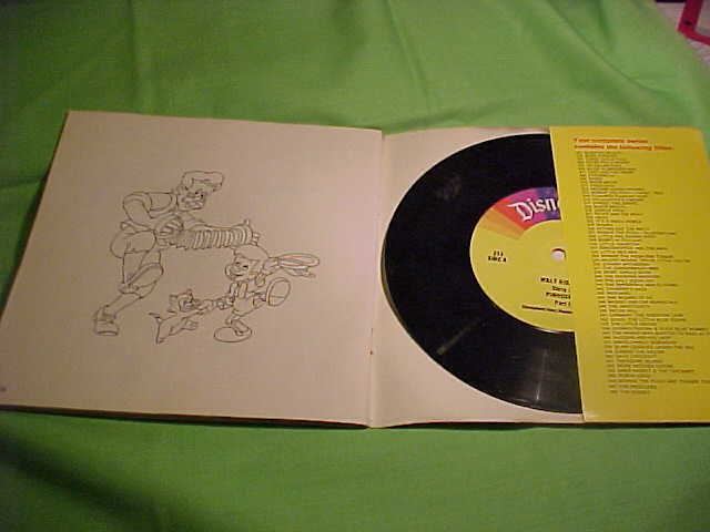 Walt Disney's Story Of Pinocchio - 24 Page Read-Along Book And Record