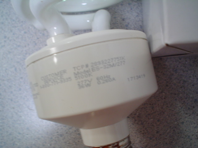 TCP 28932277 Spring Lamp Spiral Fluorescent Bulb 32-watt 5100K 277-VOLT  (4)