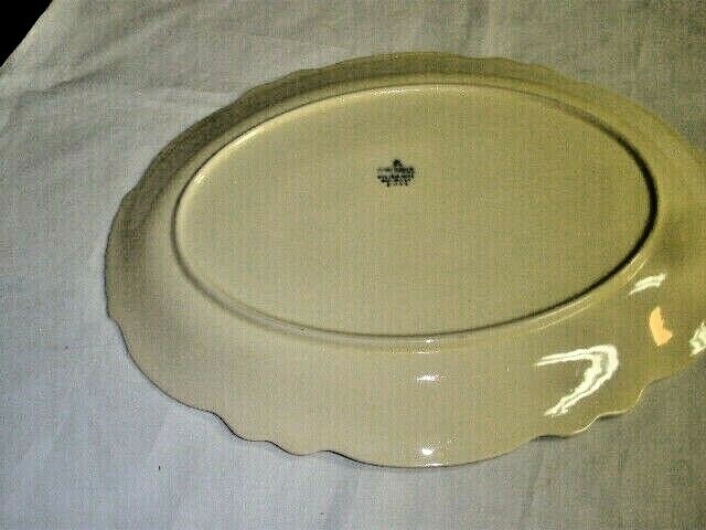 ANTIQUE HOMER LAUGHLIN VIRGINIA ROSE LARGE 15