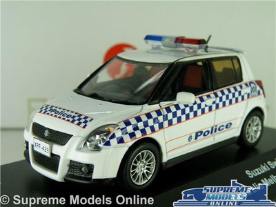 SUZUKI SWIFT MODEL CAR AUSTRALIA POLICE 2010 1:43 SCALE J-COLLECTION JC157 K8
