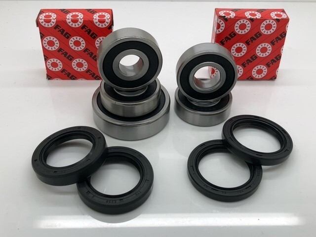 FAG Kawasaki ZXR750 H2 Front & Rear Wheel Bearings & Seals 1990 - Picture 1 of 1