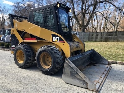 2004 Caterpillar 242 Skid Steer Loader Rubber Tire Diesel Cab Cat Wheel Tractor
