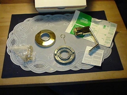 Schlage AL170 Single Dummy Trim Polished Brass Door Lever Handle NEW