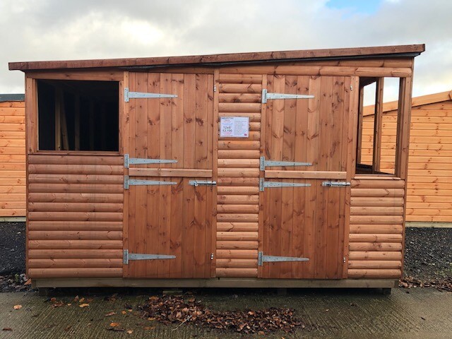 12' x 8' Potting Shed with Internal Division in West 