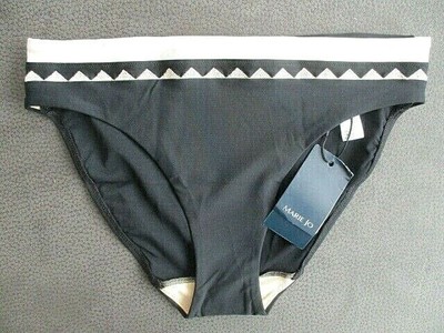 Neckholder Bikini Swimwear mit Strass gestreift Gr. 36