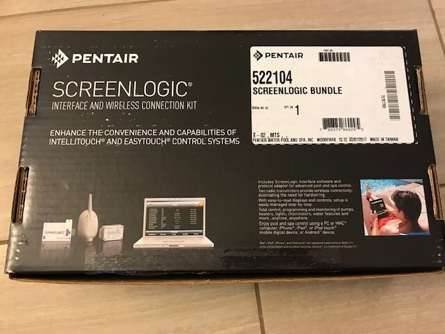 PENTAIR SCREENLOGIC INTERFACE AND WIRELESS CONNECTION KIT 522104 POOL/SPA