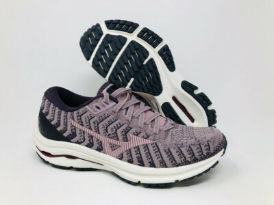 

Женские беговые кроссовки Mizuno Wave Rider 24 KNIT, древесная роза/сиреневый, 6,5 б(м) США, Woodrose/lilac