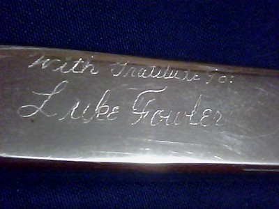 Stone Mountain Engraved Luke Fowler Memorial Chisel~1961-1972~Approx 2 lb 12 oz