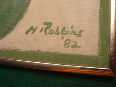 Original Painting: NEWS CHANNEL 4 BOSTON, 50th, signed 1982, interesting