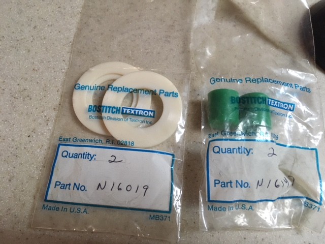 BOSTITCH N16 FRAMING NAILER O-RINGS -BUMPERS - MISC. PARTS KIT